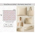 thumbnail image 7 of Soimoi 100% Cotton Canvas Fabric - Floral Print, White | 56" Wide | Sold by 10 Yard | Medium Weight Upholstery Fabric for Home Dcor, Bags & DIY Projects, 7 of 7