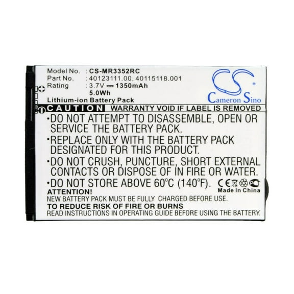 1350mAh 40123111.00 Battery Novatel Wireless MiFi 4510, MiFi 4510L, MiFi 4510L 4G LTE