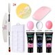 thumbnail image 2 of Kit de gel de extensión de uñas con cepillo de gel de extensión UV LED yeacher Kit de gel de extensión de uñas, 2 of 6