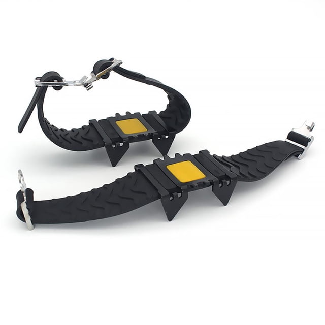 De 4 Dientes, Pinzas Para Hielo, Empuñaduras Puntiagudas, Cubiertas Para Zapatos De Nieve, Tacos, Chanclos Para Escalar, Esquiar Moyic OD007208-00