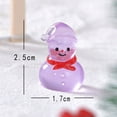 thumbnail image 2 of PRETXORVE Christmas Decor, Christmas Tree Decorations, Cute Christmas Snowman Scenery Miniature ornament Light-Up Snowman Table Decoration Accessories, 2 of 2