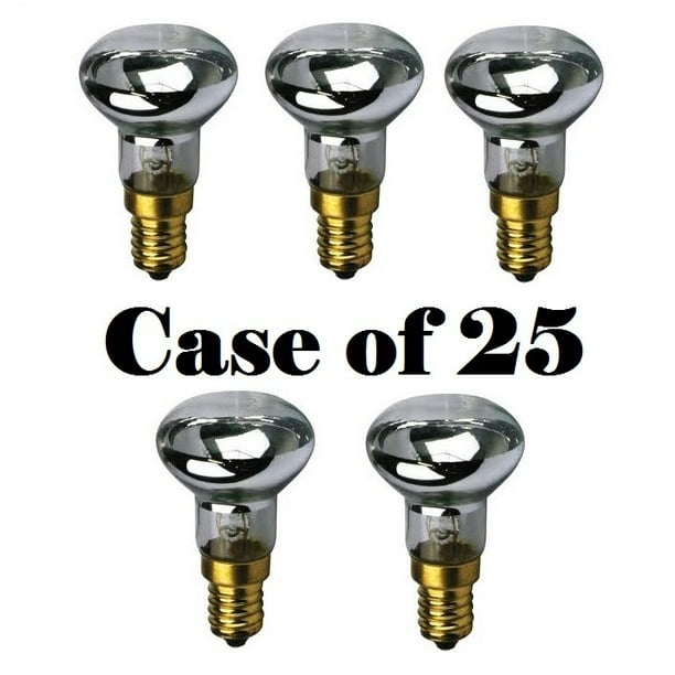 EDM Set of 25, R39 E17 Replacement Light Bulb Motion Lamp 30W