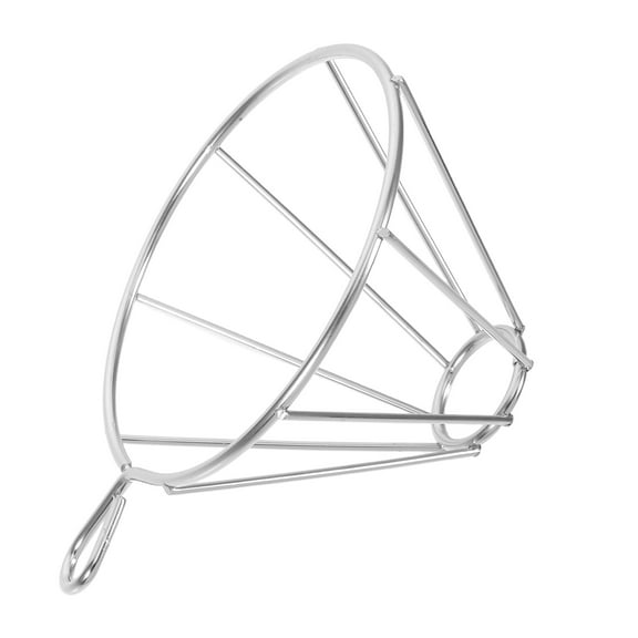 MLINS Stainless Steel Coffee Filter Funnel Coffee Drip Stand Paper Filters Funnel Coffee Station Accessories for Cafe Shop and Home