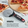 thumbnail image 3 of Farberware Soft Grips Stainless Steel Pizza Wheel in Black, 3 of 11