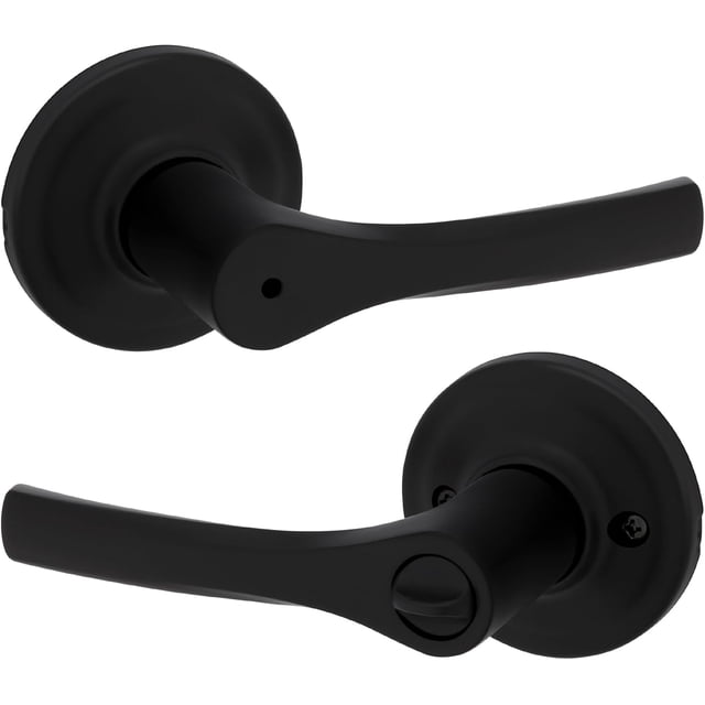 Poignée de Porte Mate Henley Poignée de Porte Intérieure/levier de Passage pour Porte de Hall et de Placard Poignée de Porte de Hall/placard Non Verrouillable Décoration Intérieure Moderne