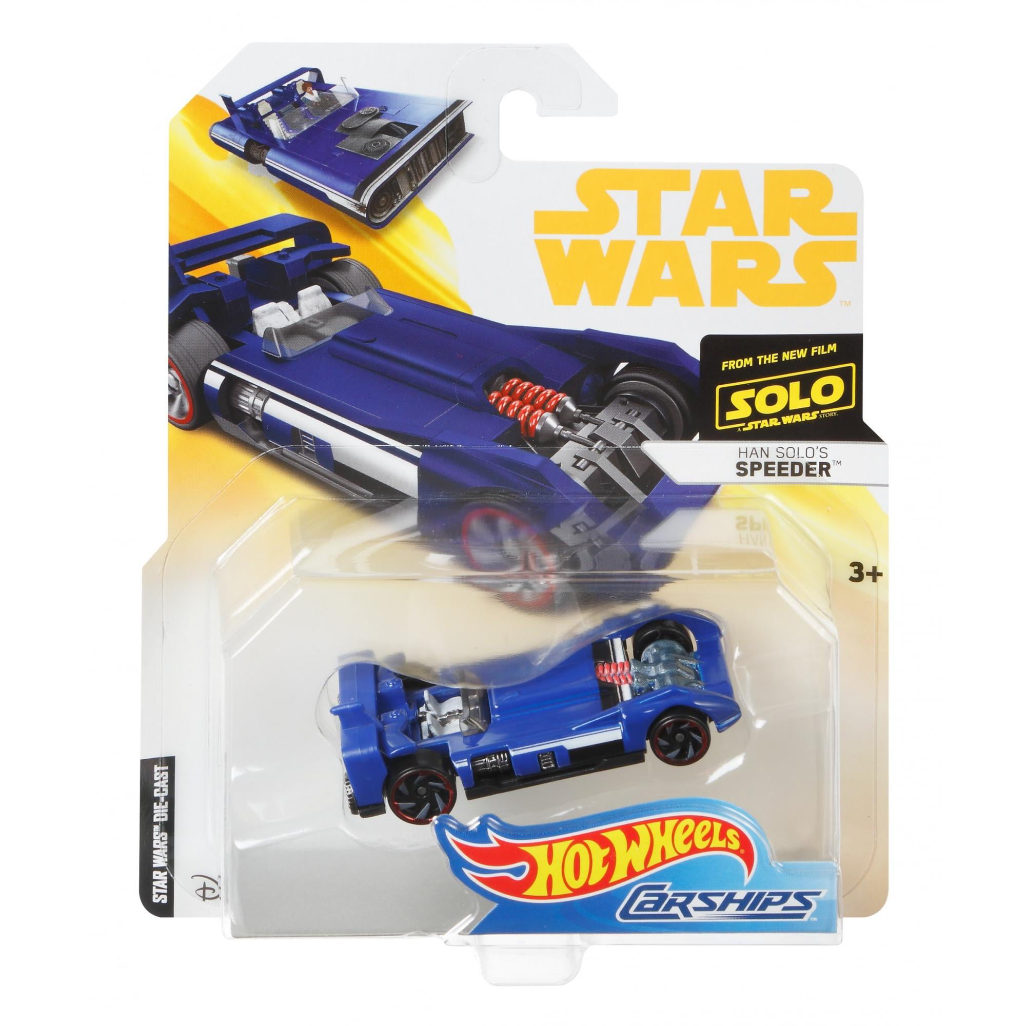2018 Hot Wheels Star Wars Starships Han Solo Series Han's Speeder 