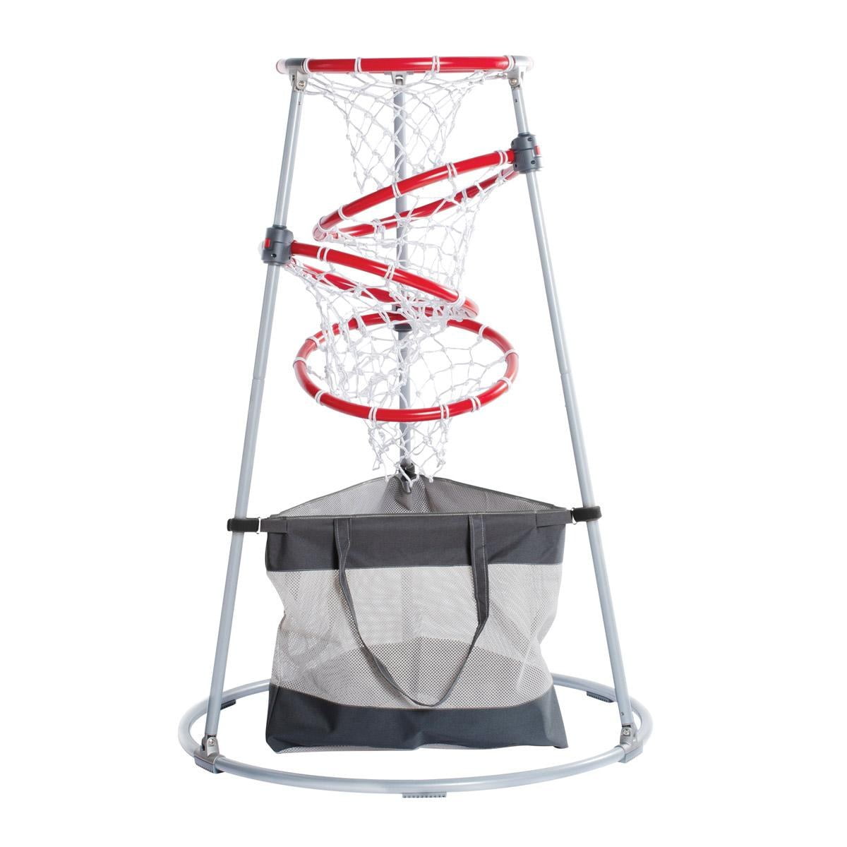 Kaplan Early Learning Company 4-Hoop Basketball Play Set with Storage Bag
