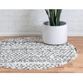 thumbnail image 2 of Unique Loom 3148429 4 x 4 ft. Atlas Morocco Round Rug, Ivory, 2 of 2