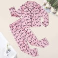 thumbnail image 2 of Zanarzt Girls Pajama Set 2 Piece Pajamas Sleepwear PJs Organic Cotton for Baby and Toddler Girls Pink,10 Years, 2 of 7