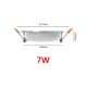 thumbnail image 1 of Luces LED empotradas para techo, foco regulable de alto brillo, 110V, 220V, 3W, 5W, 7W, 9W, 12W, 15W, 18W, 1 of 4
