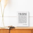 thumbnail image 4 of Inspirational Gifts for Book Lovers Canvas Wall Art Framed Literary Quotes Paintings Canvas Prints Literature Poster for Home Office Living Room Library Reading Room&nbsp;Wall Decor Artwork Decorative, 4 of 6