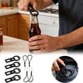 thumbnail image 2 of TIELUTT Bottle Openers Bartender Bottle Openers Bars Kitchens Camping and Outdoor Activities Cork Opener Opener Waiters Corkscrew Bottle Sock Opener Battery Silicone Jar Openers, 2 of 7