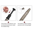 thumbnail image 4 of Uxcell 2pack Stainless Steel 4-Claw Pick up Tool with Diamond Claw Tweezer Grey, 4 of 5