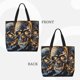 thumbnail image 2 of Balery Fiery Skull Trio Bolsa de Mano para Mujeres con Cremallera, Bolsa de Gimnasio con Compartimentos, Bolsa para Laptop, Bolsa para Trabajo, 2 of 7