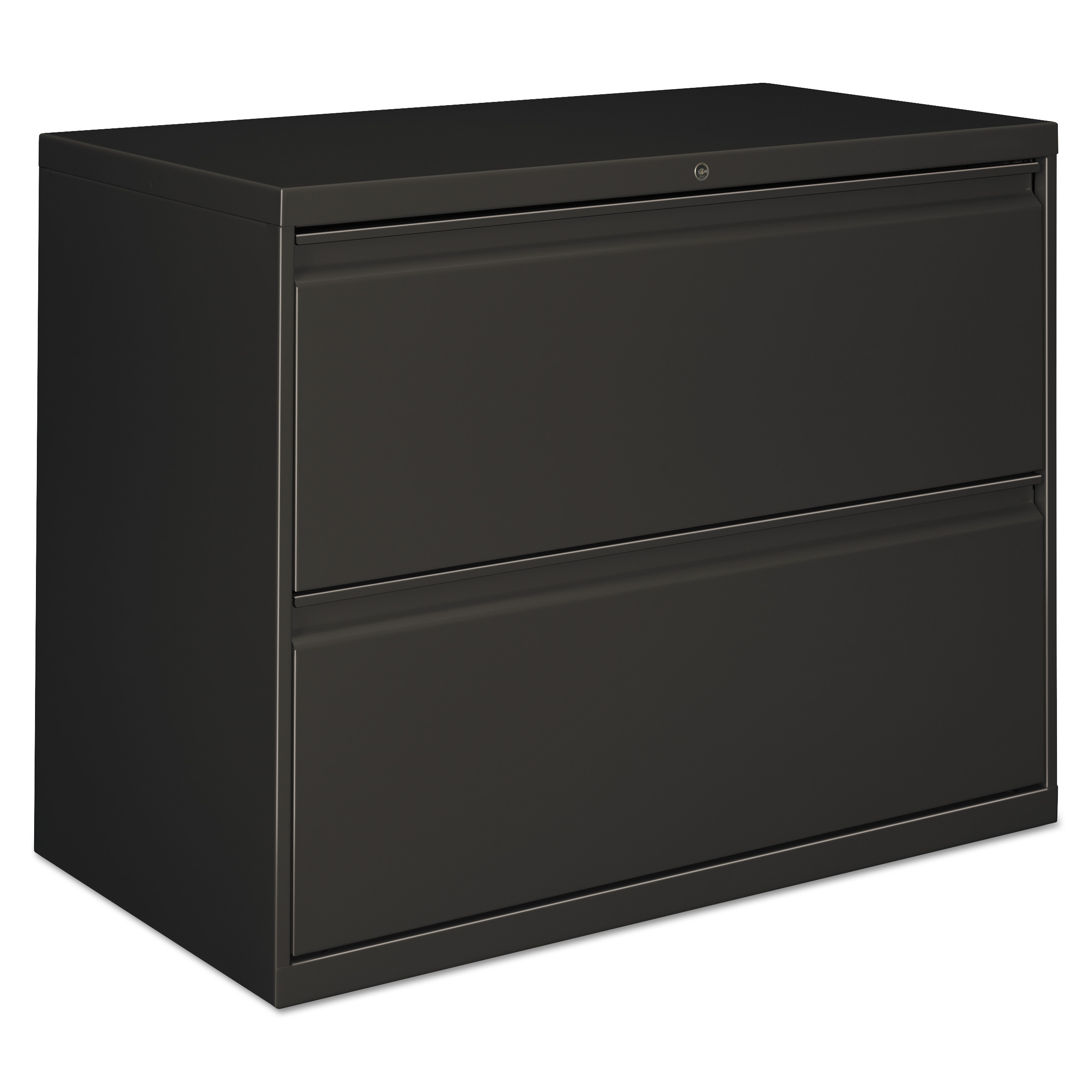 Alera Lateral File, 2 Drawer, 30w x 19.25d x 28.38h, Charcoal - image 1 of 2