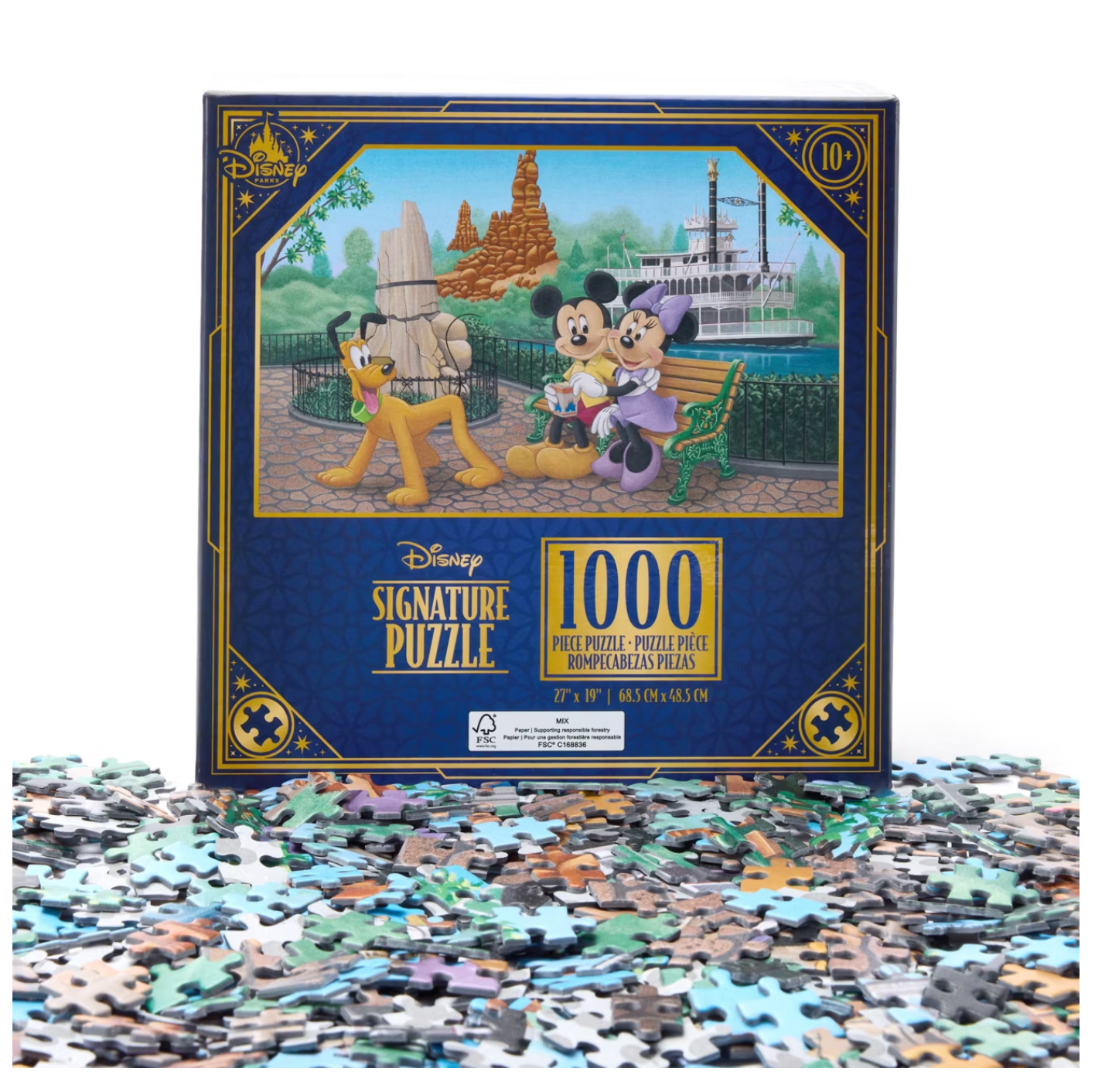 Disney Signature Puzzle Mickey Minnie Pluto in Disneyland 1000