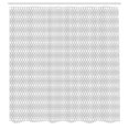thumbnail image 2 of Ambesonne Damask Grey Shower Curtain, Soft Chained Rhombuses, 69"Wx84"L, Grey White, 2 of 4