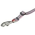 thumbnail image 4 of Red Dingo Reflective Bones Pink Dog Leash, Small, Adjustable Length, 4 of 5