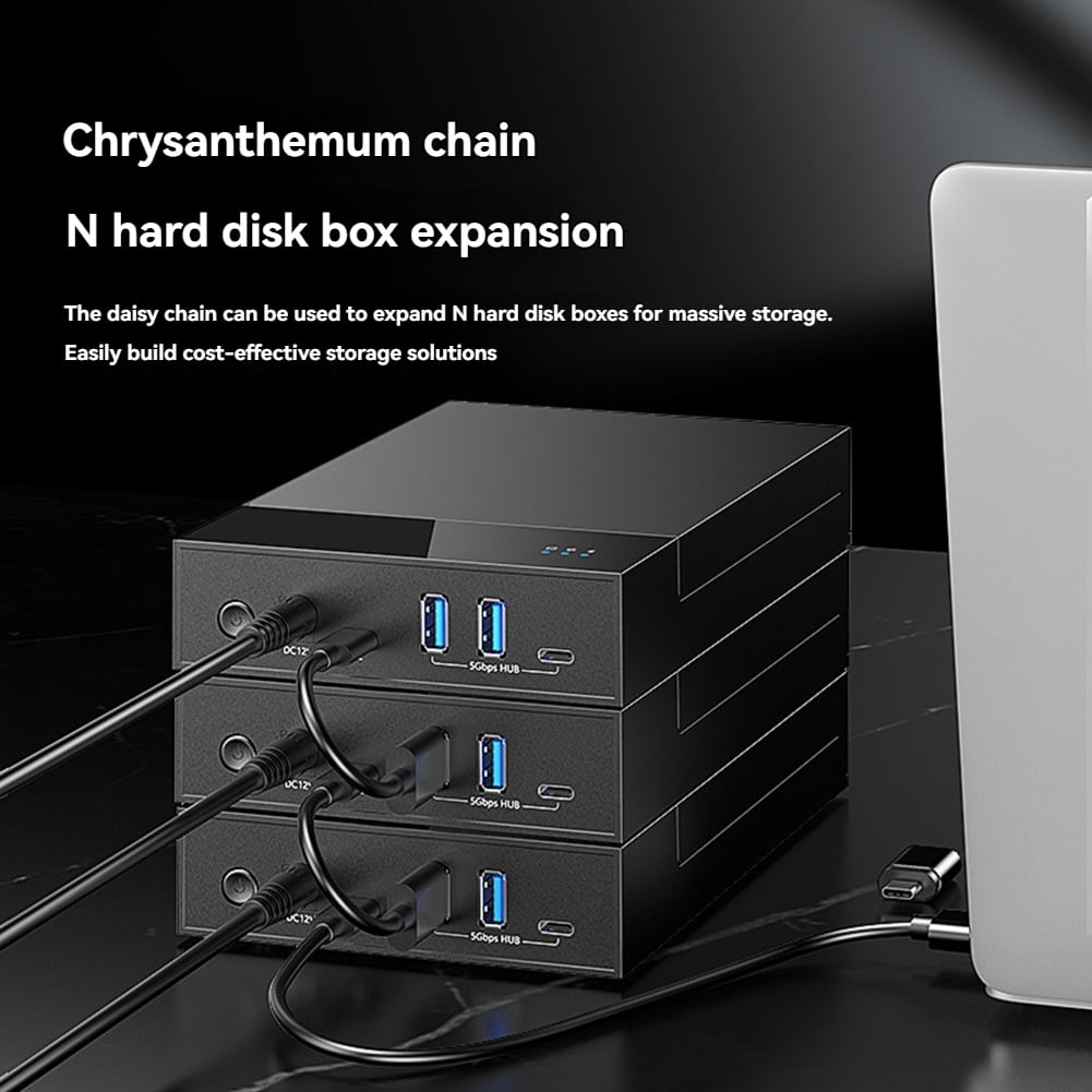 USB 3.0 to 3.5inch SATA Drive Docking Station External Hard Disk Enclosure for 3.5 2.5 Inch SATA SSD HDD 20TB US Plug