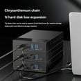 thumbnail image 2 of SATA Drive Docking Station External Hard Disk Enclosure US Plug, 2 of 7