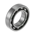 thumbnail image 1 of Unique Bargains Roulements à Billes Rainures Profondes 16003 17x35x8mm P5 Type Ouvert Roulements Lubrifiés 1 Pce Roue de Scooter Planche à Roulettes Universelle Ton Argent, 1 of 6