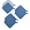 Blue, variant on Potholders Set Trivets Kitchen Heat Resistant Pure Cotton Coasters Hot Pads Pot Holders Set of 6 for Everyday Cooking and Baking by 7 x 7 Inch (Blue)