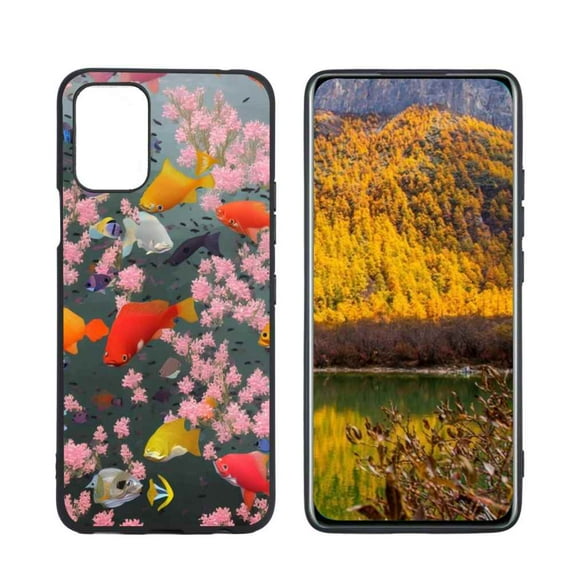 Compatible with LG K53 Phone Case, Fishes-60 Case Men Women, Flexible Silicone Shockproof Case for LG K53