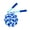 blue, variant on Anti-Skid Segmented Jump Rope Adjustable Beaded Skipping Rope Soft PVC Fitness Training Rope for Kids Adults Indoor Outdoor Exercis