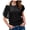 Black, variant on 80s Costumes Women Casual Costumes Fishnet Neon T-Shirt 2PCS