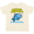 thumbnail image 3 of Inktastic Grandpa's Fishing Buddy (blue) Boys or Girls Toddler T-Shirt, 3 of 5