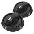thumbnail image 4 of KAKOWELY range replacement knobs 2pcs Universal Stove Knobs Replacements Gas Range Knobs Control Knob For Gas Stove Oven Knobs Replacements Plastic Knobs For Cooktop Burner, 4 of 5