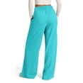 thumbnail image 6 of Baggy Sweatpants Women Wide Leg High Waisted Yoga Pants Drawstring Fall Outfits Fashion Teen Girl Athletic Yoga Joggers,Mint Green 2XL, 6 of 7