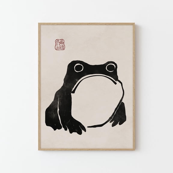 Frog by Matsumoto Hoji Japanese Art Print | Home Decor Wall Art