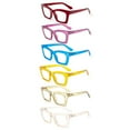 thumbnail image 3 of REAVEE 6 Pairs Oversized Square Reading Glasses with Case Oprah Style for Women, Blue Light Blocking Large Frame Computer Readers Spring Hinge +2.75, 3 of 4