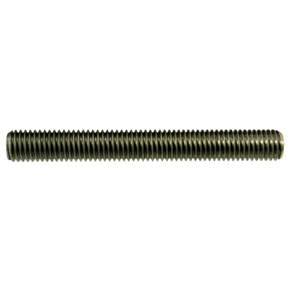 12mm-1.75 x 100mm 18-8 A2 Stainless Metric Threaded Rods (2 pcs.)