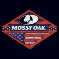 thumbnail image 2 of Women's Mossy Oak Patriotic Forest Logo  Graphic Tee Navy Blue Medium, 2 of 4