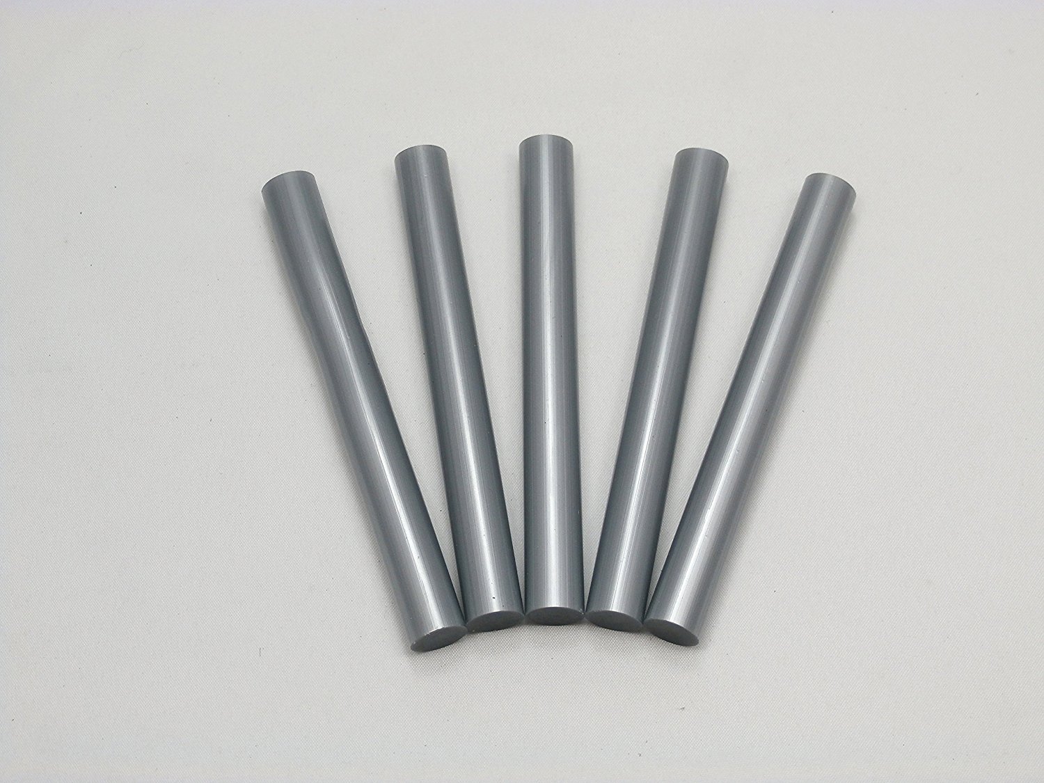 Silver Metallic Colored Glue Sticks 7/16 X 4 5 sticks11mm x 102mm
