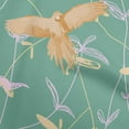 thumbnail image 1 of oneOone Cotton Cambric Dusty Teal Green Fabric Tropical Parrot With Leaves Sewing Material Print Fabric By The Yard 56 Inch Wide, 1 of 4