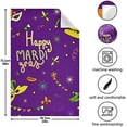 thumbnail image 3 of SKYSONIC Mardi Gras Kitchen Towel 18"x28" Set of 6,Super Soft Absorbent Hand Towel Tea Towel Tableware Cleaning Rag for Kitchen, Hotel, Bathroom, 3 of 7