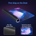 thumbnail image 5 of Gaming Mouse Pad, Large Mouse Pad Desk Pad, 31.5×15.75In XXL Mouse Pad Desk Mat, Galaxy Gaming Mousepad, Mouse Pads for Desk, Big Mouse Pad with Non-Slip Base, Extended Mouse Pad, 5 of 6