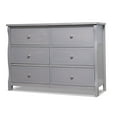 Sorelle Princeton Elite Double Dresser Weathered Gray