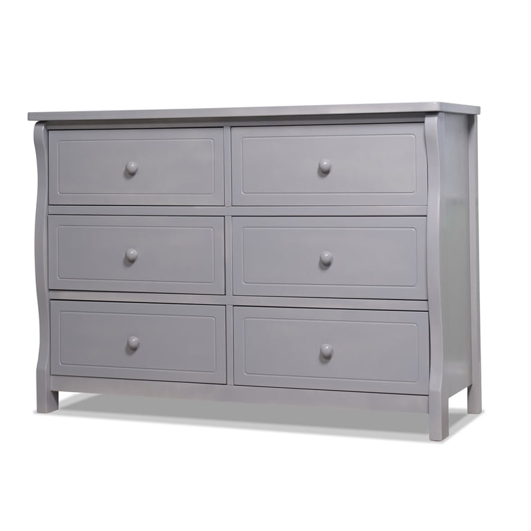 Sorelle Princeton Elite 6-Drawer Double Dresser with Anti-Tip Kit