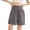 Gray, variant on Womens Plus Size High Waisted Workout Shorts Casual Stretchy Wide Leg Athletic Shorts Summer Loose Fit Lightweight Running Shorts with Pockets Black XXXXXL