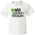 thumbnail image 3 of Inktastic St. Patrick's Day Wee Little Hooligan with Clovers Youth T-Shirt, 3 of 5