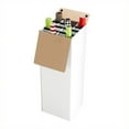 thumbnail image 2 of Scranton & Co Document and Gift Wrap Paper Roll Storage Organizer in White, 2 of 4