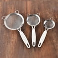 thumbnail image 3 of CAROOTU Fine Mesh Stainless Steel Strainer Splatter Screen Kitchen Supply Sifter Colanders, 3 of 6