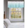 thumbnail image 3 of Abstract Art Valances for Windows Classic Blue Line Gradient Modern Rod Pocket Curtains Valance Short Window Treatment Drapes for Living Room, Bedroom Bathroom 60"&nbsp;W x 18" L, 3 of 5