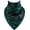 Darkcyan, variant on Silk Wild Rag 27 Inch Print Cowboy Neckerchief Large Mulberry Head Bandana Headband Cowgirl Accessory Scarf