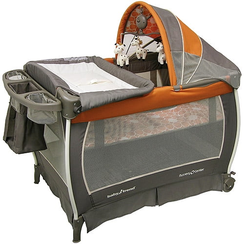 Baby Trend Playard, Orange Oak