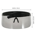 thumbnail image 2 of QIFULL Mens Sunglasses Fashion Trendy Sunglasses Black 1Pack, 2 of 8